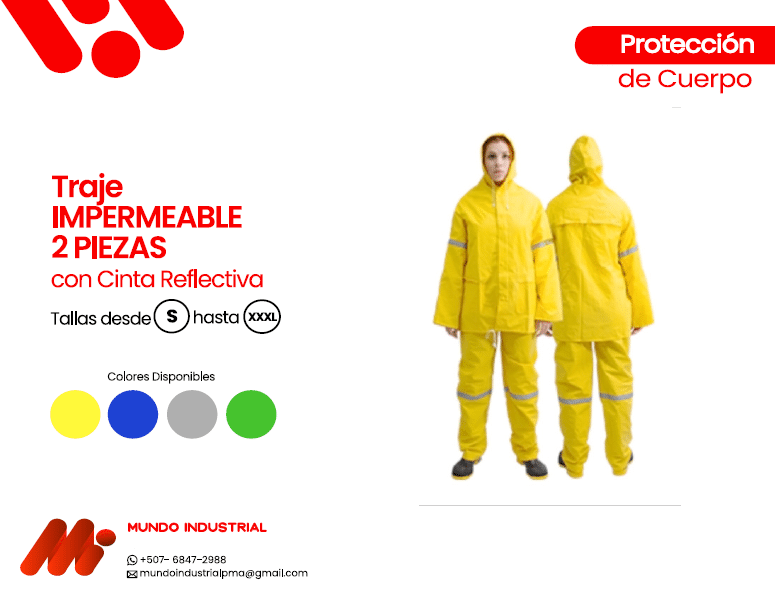 Traje impermeable 2 piezas